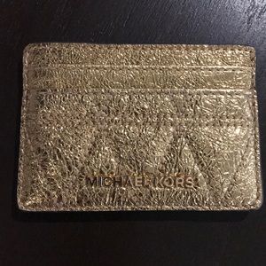 Gold Michael Kors Cardozo holder